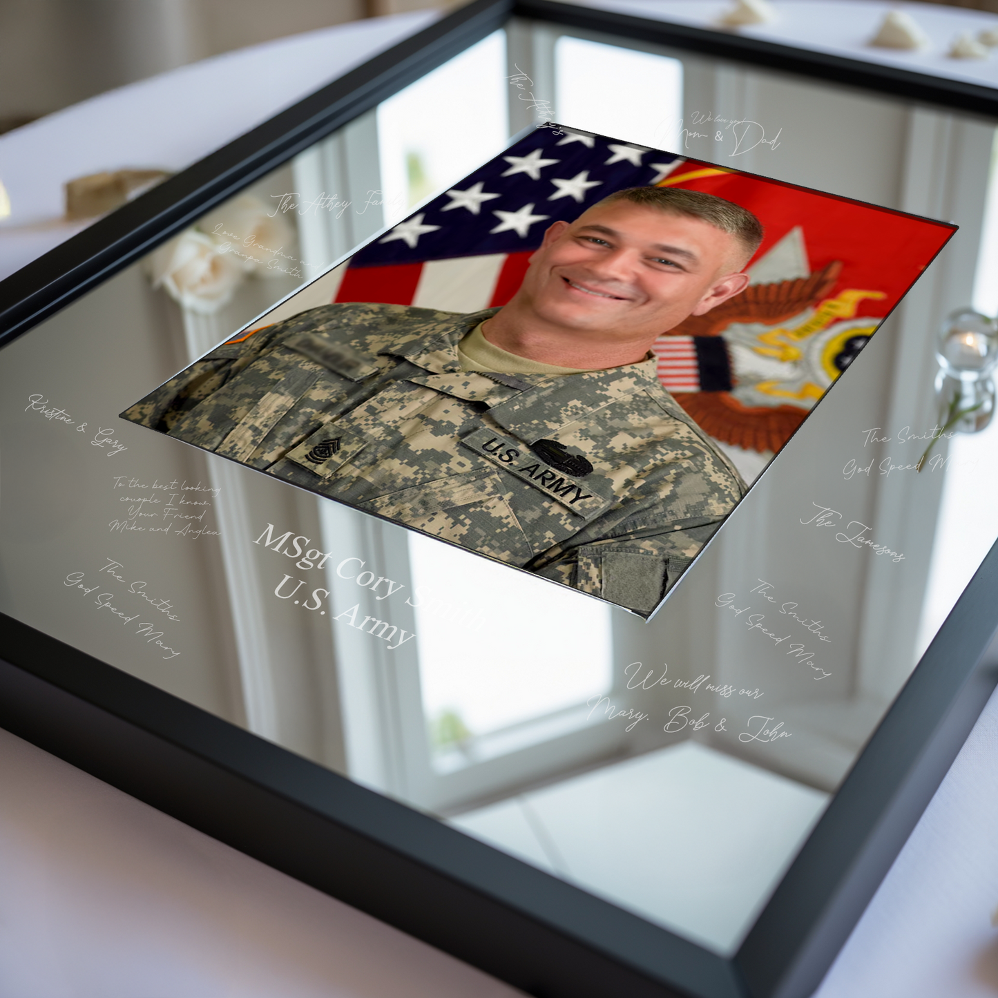 Military Retirement Frame