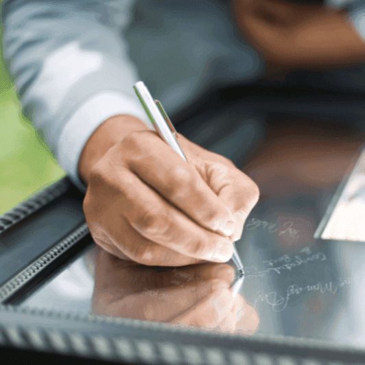 Retirement Guest Book - Signatures Remembered