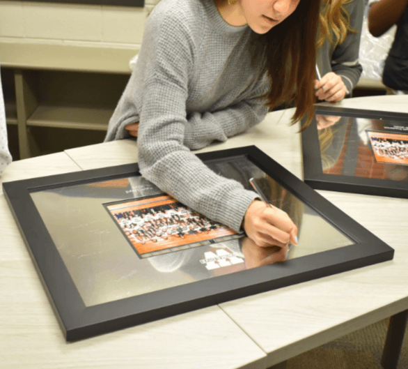 Coaches Gift Signature Frame - Signatures Remembered