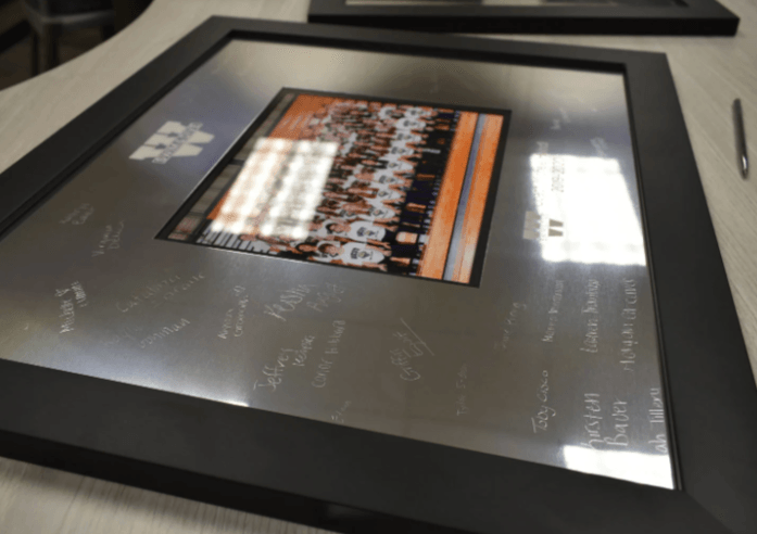 Coaches Gift Signature Frame - Signatures Remembered