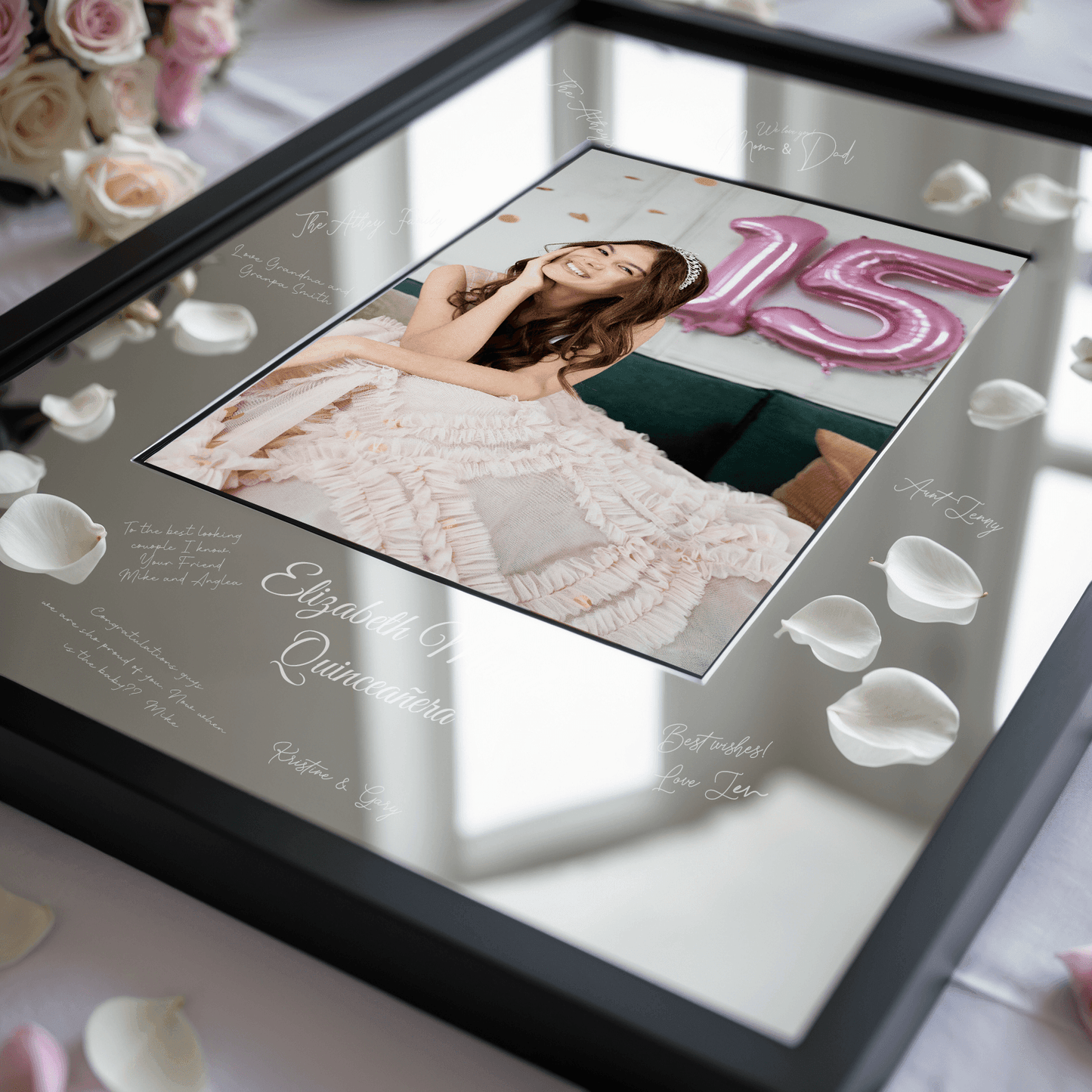 Quinceanera Guest Book - Signatures Remembered