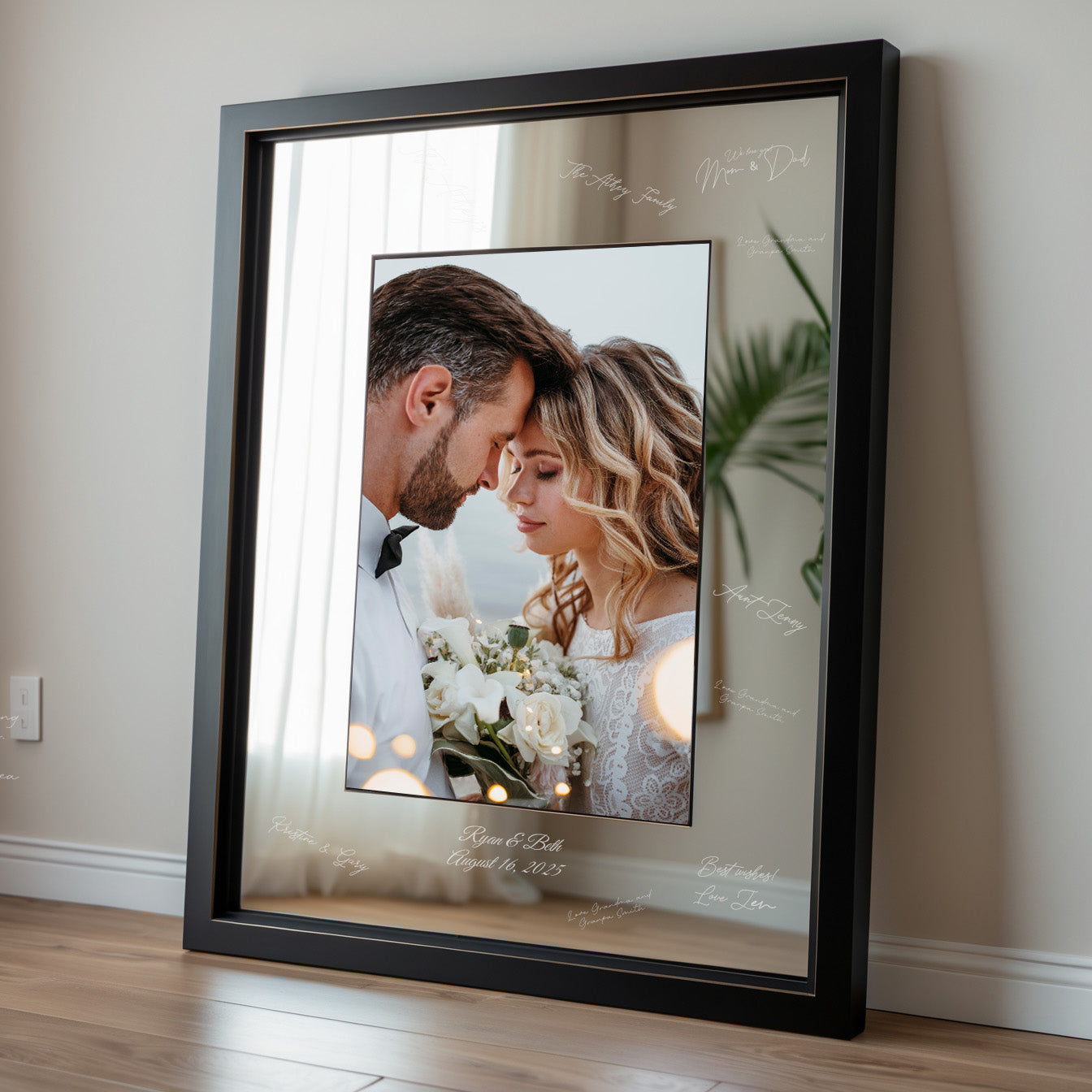Wedding Guest Book Signature Frame