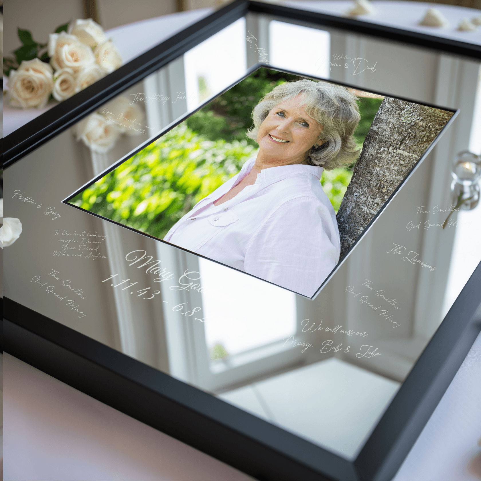 Memorial Signature Frame - Signatures Remembered